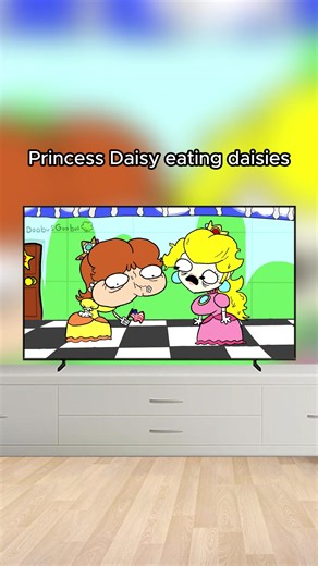 Princess Daisy eating daisies #animation #cartoon #animator #funny #funnyvideos #usa #foryou #fyp #trending #foryoupage #fypシ