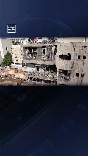 Drone Footage Shows Missile Damage in Tel Aviv