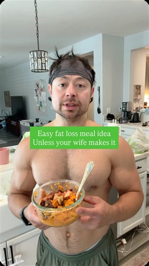 Matt Ogus on Instagram: "Easy meal idea for fat loss… except later I found out my wife put butter in the potatoes because it was actually for my 9 month old daughter 🤣🤣🤣 For 1-on-1 coaching, link in my bio For $1/day science+results driven workout programming, same"