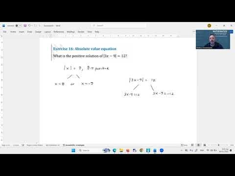 (s4e16) Absolute value equation SAT Math solution