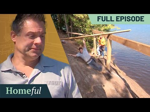 Fixing a Slippery, Dangerous, Rock-Filled Shoreline | Decks, Docks and Gazebos 203