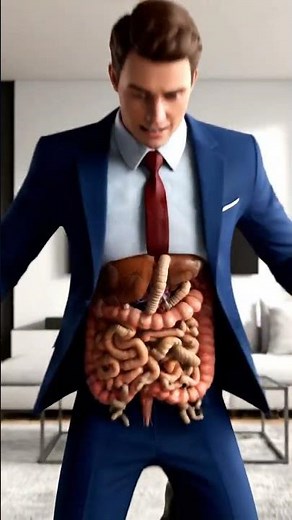 Inside Human Digestive System #digestion #digestiveprocess #animation #food #anatomy #stomach