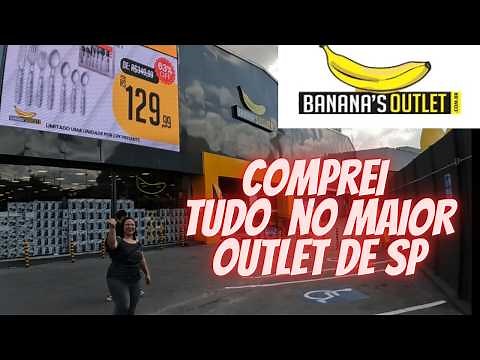 Banana's Outlet Mega Loja Marginal Tour Completo. Antecipando as Compras de Natal.