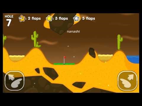Flappy Golf 2 - Beach Land Hole 7 - 2 Flaps