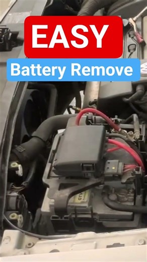 How to Replace Battery 1.4i VW Golf 4, VW Bora, Polo, Seat, Skoda #automobile #volkswagen #mechanic