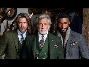 Ralph Lauren Winter 2026 Fashion Trends | Olive & Charcoal Menswear Looks for Men 60+