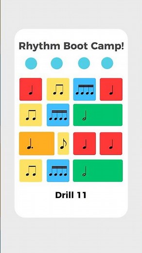 Rhythm Bootcamp Drill 11 | Sixteenth Note Groups Practice