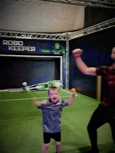 Players vs Robot Goalkeeper + The Ultimate Kid