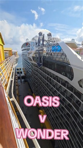 Size Envy - Oasis vs Wonder @ Perfect Day, May '26 #royalcaribbean #wonderoftheseas #oasisoftheseas