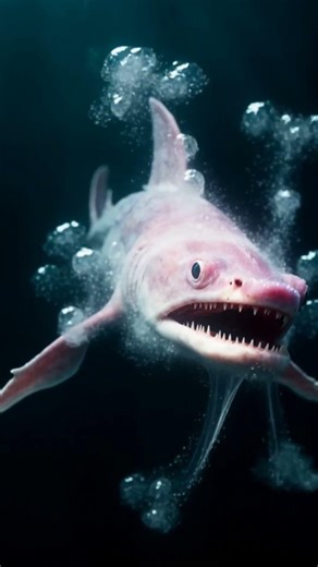 Rarest Shark Alive Uses This Brutal Hunting Technique #seamonster #deepsea #shark