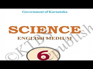 6th standard science English medium text book pdf English medium Karnataka state syllabus