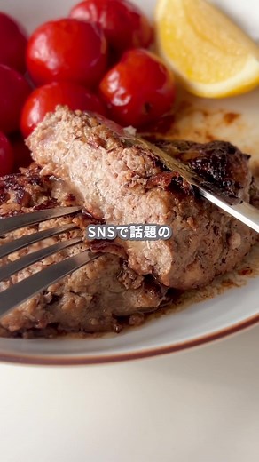 長谷川あかりさんの絶品酒蒸しハンバーグレシピ