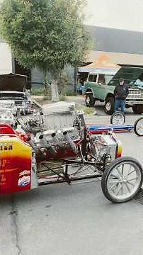 Cackle fest! Old school fuelie modified drag racing history! Chevy power on nitromethane