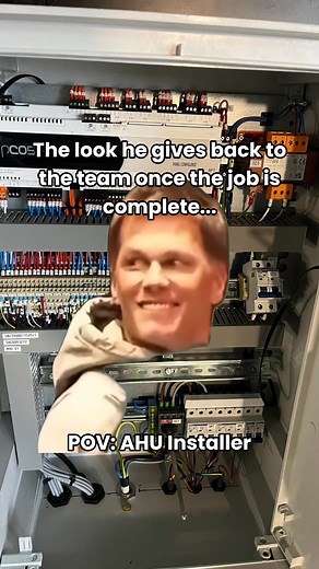 Time to go home! 😜 #BlueCollar #AHUTech #Technician #HVAC #AHU #AirHandlingUnit #HVACControls #AHUControls #HVACLife #HVACEngineering #Engineering #Eelctrician #Trades #Construction #Meme #HVACMeme #MemeReel #Apprentice | iACS