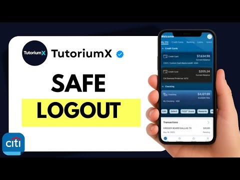 How to Log Out and Log Back In to Citi Without Losing Preferences