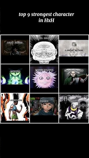 The 9 strongest characters in HxH