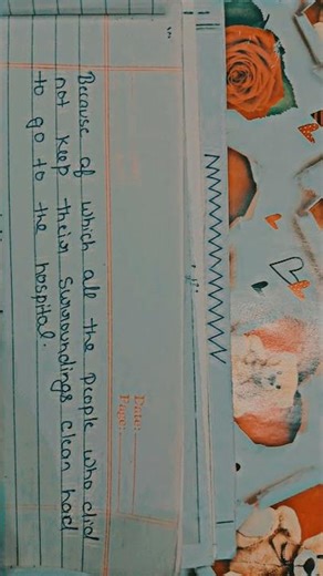 A short story of cleanliness hygiene and orderliness