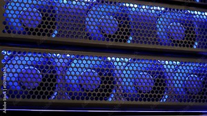 the air cooling system of the controlled switchboard