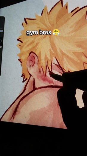 I was practicing to draw muscles!! #bnha #bakudeku #bkdk #bakugou #bnha