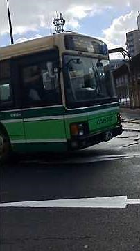 JR秋田駅前と秋田中央交通のバス