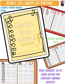 Ready, Set, Write! GO FURTHER (Grades 3-5) Extended Version- Student Dictionary