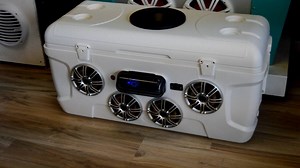 11K views · 164 reactions | Finally, a model with a subwoofer!! Need a badass Portable Sound System?▪️IceChestRadios.Net▪️Charges & plays phones▪️Holds Ice▪️Marine Certified Sound▪️Extremely Loud▪️4-6 hr or 24-48 hr Battery▪️1 Year Warranty▪️Waterproof▪️Charger & Bluetooth Included▪️Starting at $179.99▪️Free Shipping▪️Order Today! IceChestRadios.Net | Icechestradios.Net | Facebook