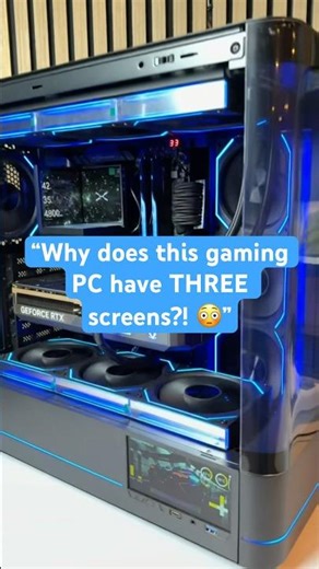This PC Has 3 SCREENS?! 😳 TRYX STAGE + AC-02 Build #newtech #gamingpcbuild