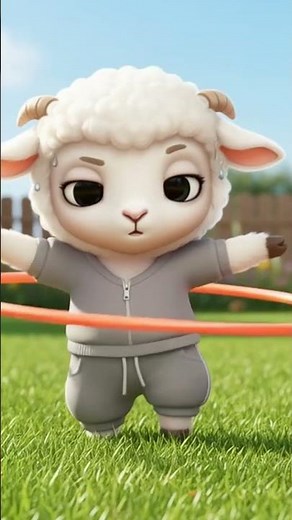 Baby Sheep Dance! 🐑✨ | Goatmbee Kids #adorable #animationforkids #babylamb