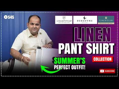 The Billionaire Summer Wardrobe: Top 8 Luxury Pure Original Linen Fabrics for Pant Shirt Combination