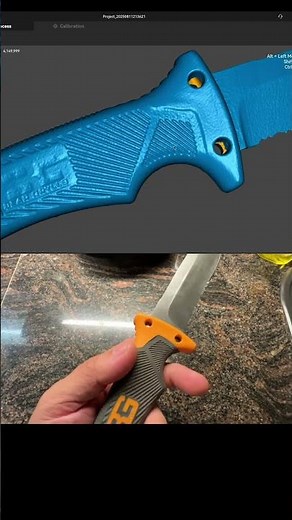 First Test Scan with Sermoon S1 3D Scanner by Creality. 0.05mm resolution #sermoons1 #3dscanner #cad