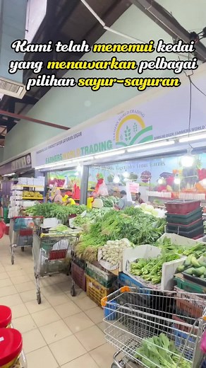 Beli-Belah Sayur Segar di Farmers World Trading