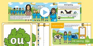 ‘ou’ saying /ow/ Lesson Pack - Level 5 Week 8 Lesson 3