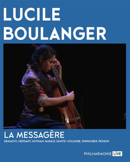 Philharmonie de Paris on Instagram: "Maintenant disponible sur Philharmonie Live : @lucileboulanger propose une véritable traversée du temps dans le répertoire de la viole française, entre classiques du répertoire baroque et pièces contemporaines. Voir et entendre gratuitement ce concert via le lien en bio 🔗 📲 Téléchargez l'application mobile ios et android Philharmonie Live"