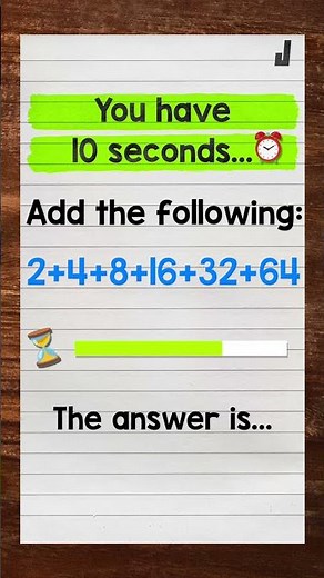 You Have 10 Seconds! — Mental Math Challenge ⏱️