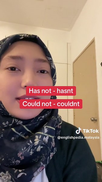 Cara Mudah Sebut Contraction Words dalam Bahasa Inggeris