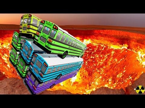 TOP 100 BeamNG Drive Bus Crashes – School Bus Crash Test & Crazy Crashes