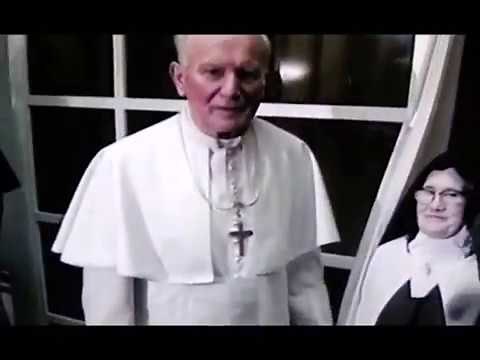 ST JOHN PAUL II MEETS SISTER LUCIA OF FATIMA 1991