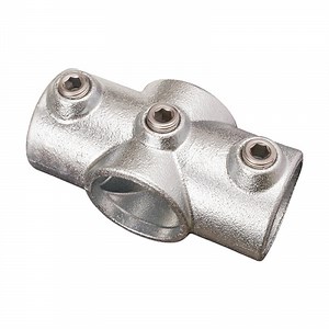 [Hot Item] Malleable Iron Key Clamp Swivel Assembly 90 Deg Round Base Flange Adjustable Pipe Fitting