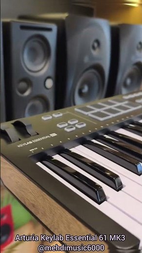 Arturia Keylab Essential 61 MK3 🎹 ‪@mehdimusic6000‬ #arturia #keyboard