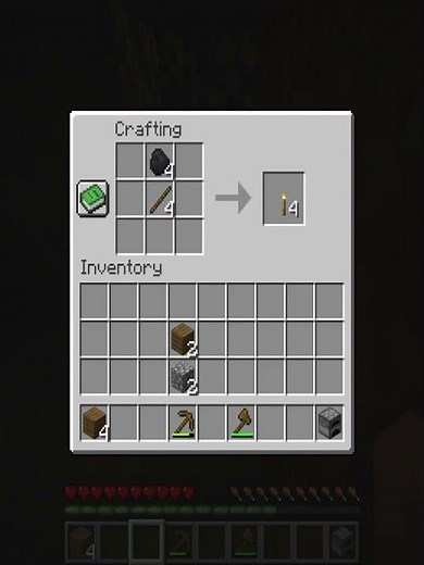 I Can See Now ! Making Torches in Minecraft 🔥😍🕯️