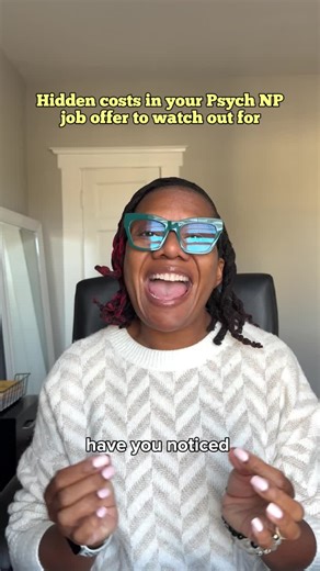 You accepted a $145K Psych NP offer and felt good about it, then your first paycheck came. 👉🏾 You're paying $800/month for health insurance, because they only cover 50% of it. 👉🏾 License and DEA renewals cost you $1,500 out of pocket. 👉🏾 Those two weeks of onboarding? Completely unpaid. That $145K is actually closer to $130K, and you're stuck in a contract 🚨 Most new Psych NPs focus on the salary number and miss the hidden costs like license fees, insurance premiums, unpaid training, malp