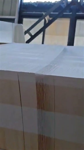 Oddly Satisfying: Industrial Paper Cutter Slicing Through Massive Paper Stack