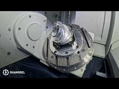 CNC Turbomachinery Demo - 6061 Aluminum - Full 5-Axis Mill-Turn