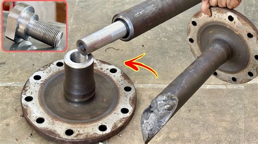 Real Mechanic's Adventure // How Discerning Mechanic Repaired Broken Truck Axle Like Shape of Sword | HD Channel | Facebook