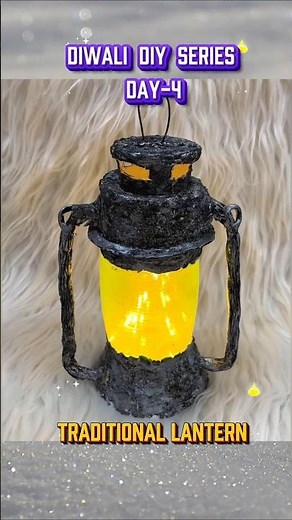 DIY Traditional Lantern Using Plastic Bottle 🪔 | Easy Diwali Decoration Idea | Recycled Craft
