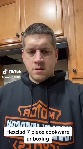 Hexclad unboxing review from costco #costco #hexclad #cooking #nonstickpans #gordonramsay #cool like the video!
