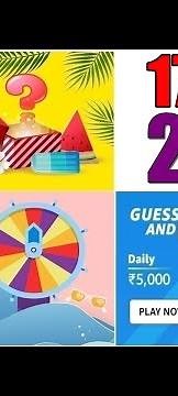 Amazon Quiz Today | Amazon Guess And Win Quiz Answers | 17 May 2023