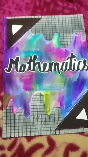 Mathematics Cover page for Project