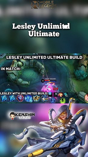 “UNLIMITED ULT ACTIVATED! Lesley Breaking the Game 😂💥” Lesley unlocked her infinite power! 😳🔥 Unlimited Ultimate = Unlimited DAMAGE! 💥 This is the most broken Lesley gameplay you’ll see today! Watch till the end—you won’t believe the last shot! 😱🎯 #Lesley #MobileLegends #MLBB #LesleyGameplay #UnlimitedUlt #MarksmanMain #MLMoments #ViralReels #GamingReels #OneShotOneKill | KenShin