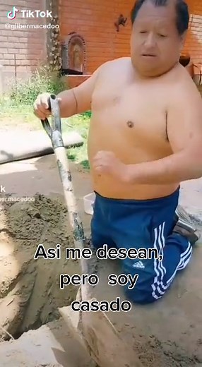 Man Digs in Backyard: A Humorous Take on Physical Labor